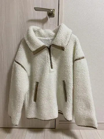 w closet 하프 지퍼 보아 자켓
