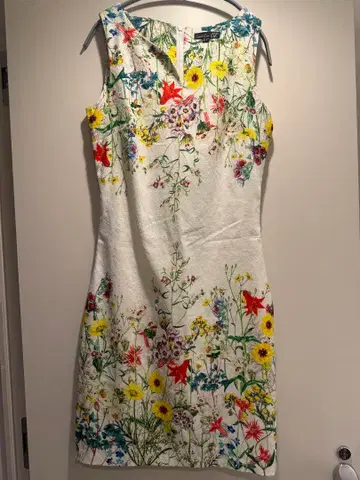 smashed lemon 드레스 꽃무늬 슬리브리스