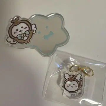 마법소녀 치이카와 장수풍뎅이 치이카부 거울 아크릴 참 세트