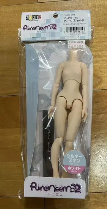 아존 퓨어니모2 필 바디 인형 새상품 화이트 여아 실키 S
