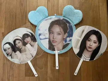 K-POP 아이돌 부채 3세트 NAYEON 부채 케이스