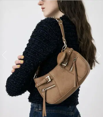 MOUSSY 키 체인 콤비 백 새상품