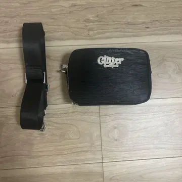 glitter leather bag