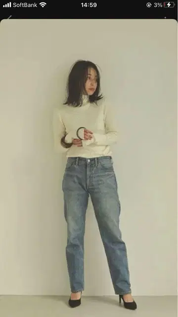 크레도나 credona 스트레이트 데님