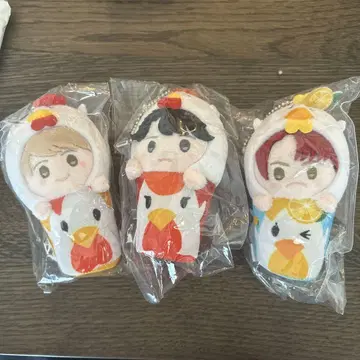 [미세스] 카라아게군 봉제 인형 키체인 3종 세트 오오모리 모토키
