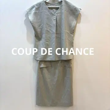 새상품급 COUP DE CHANCE 셋업 스커트 상의 2세트