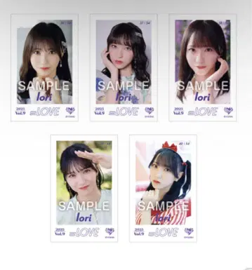 = LOVE 이코라브 미니 포토 카드 노구치 이오리 컴프