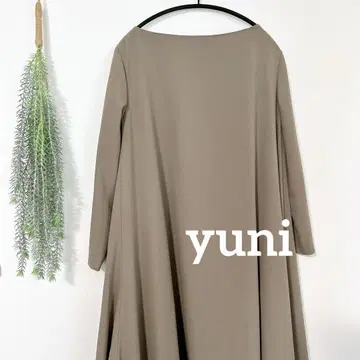 yuni A라인 조젯 레이어드 원피스 가을/겨울 긴팔 플레어 원피스