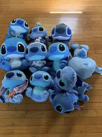 디즈니 스티치 봉제 인형 모음 레트로