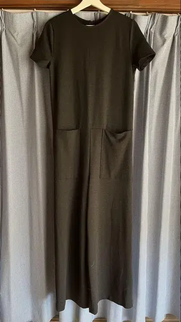 ZARA 올인원 다크 그레이 포켓 부착 M