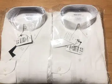 미사용 새상품 버튼 다운 와이셔츠 관혼상제 스트레치 논아이론