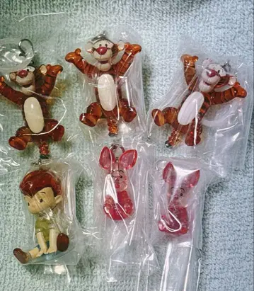 푸우 메지루시 액세서리 가챠가챠 6개 세트