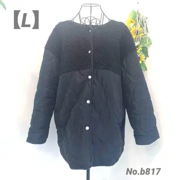 노카라 자켓 L 경량 퀼팅 보아 귀여운