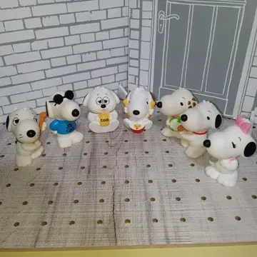 스누피 프렌즈 소프트 비닐 7체 세트