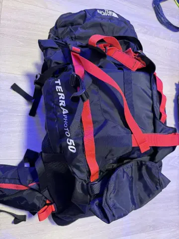 TERRA PHOTO 50 백팩 블랙/빨간색 50L