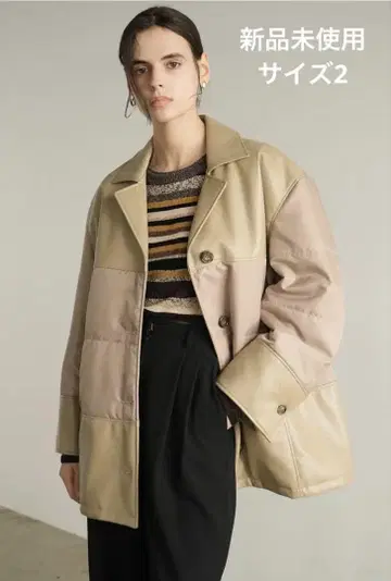 CLANE LEATHER SWITCHING OVER JACKET
