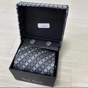 폴스미스 넥타이 치프 커프스 세트 실크 새상품급