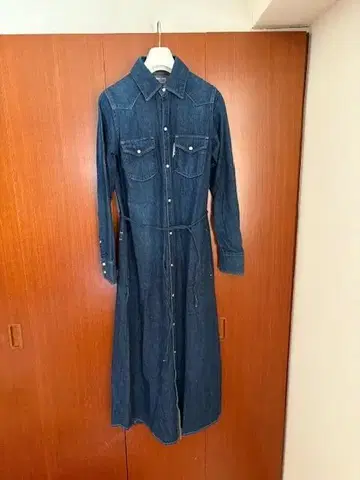 BLUE BLUE 데님 셔츠 원피스