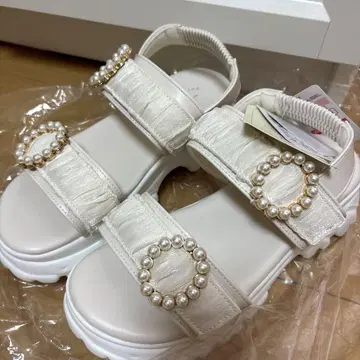 시마무라 스포츠 샌들 츠지 노조미 콜라보 ange charme 통굽