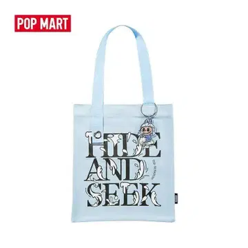 싱가포르 한정판 POP MART Labubu 머라이언 토트백