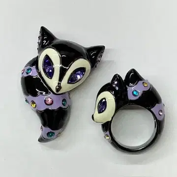 ANNA SUI 브로치 & 반지 여우 모티브