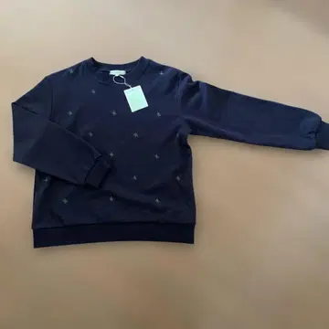 Petit Honfleur 리본 자수 풀오버 네이비 M