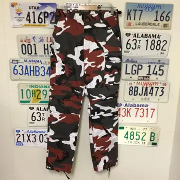 미사용 새상품 ROTHCO 로스코 카고 팬츠 RED CAMO 사이즈 S