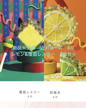 치카자와 레이스 2025AW 레몬 & 복면 레슬러 4장 세트