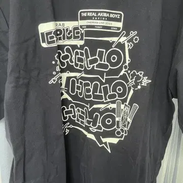REAL AKIBA BOYZ ESPICE 라이브 T셔츠
