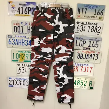 미사용 새상품 ROTHCO 로스코 카고 팬츠 RED CAMO 사이즈 S