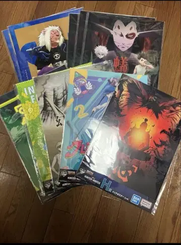 제일복권 헌터헌터 H상 클리어 포스터 7종 총 10매