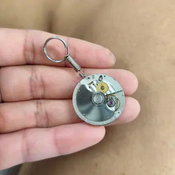 MIYOTA 9015 자동 시계 무브먼트 실버 키링