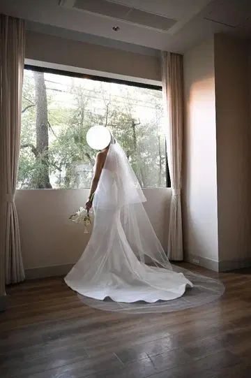 mirrormirror 롱 웨딩 베일