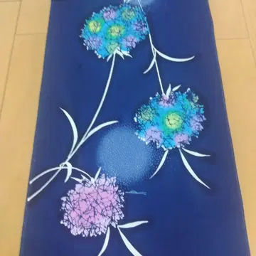 특선 은하 염색 꽃무늬 유카타 옷감