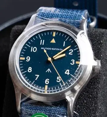Militado ML14 파이롯트 워치 스윕 쿼츠 미사용품