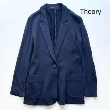 띠어리 Theory 자켓 네이비 오피스 비즈니스 테일러드 블레이저