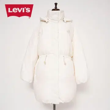 새상품급 리바이스 다운 코트 드로스트 화이트 XS*YC637
