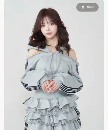 Darich 다리치 걸리시 스포티 맨투맨 상의 SAX 색스