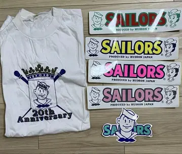 20주년 기념 세일러즈 T셔츠 씰 미사용품