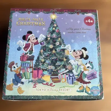 디즈니 크리스마스 2022 미니어처 피규어 전 4종 컴플리트