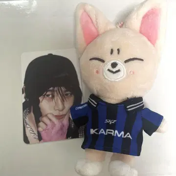 StrayKids KARMA SKZOO 키링 폭시니 봉입 트레이딩 카드