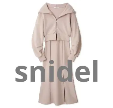 snidel 후드 부착 후드티 스커트 셋업 레어 사이즈 1
