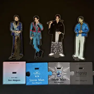 SnowMan 메구로 렌 아크릴 스탠드 4개 세트