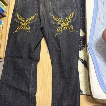 다크 블루 데님 팬츠