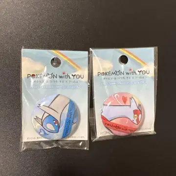 Pokemon with you 캔뱃지 라티오스 라티아스