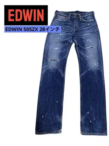 EDWIN 505ZX 28인치 다크 네이비