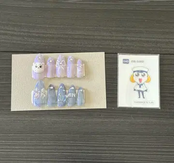ENHYPEN 정원 네일 칩 한국 개구리 중사 케로로 씰