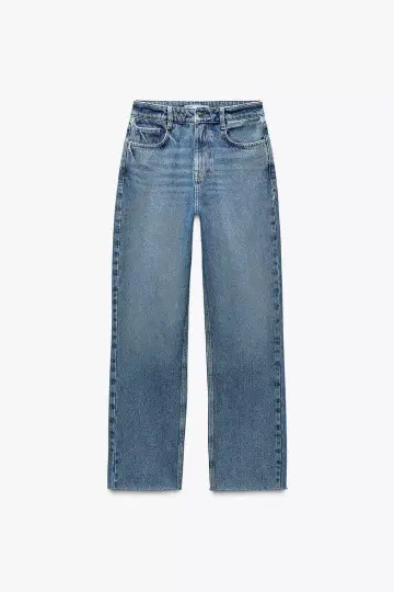ZARA 앵클 기장 스트레이트 데님