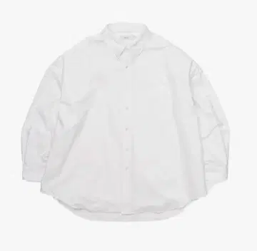 Graphpaper 옥스퍼드 오버 사이즈 긴팔 셔츠 화이트 새상품급