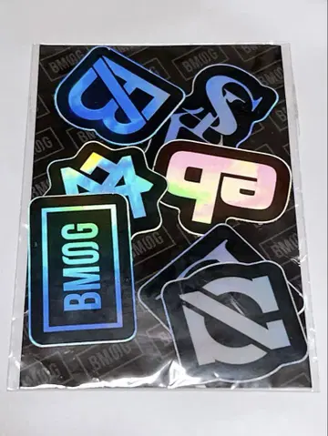 BMSG 홀로그램 로고 스티커